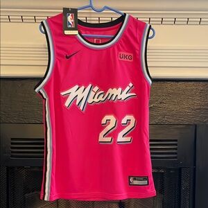 Miami Heat Youth Basketball Jersey Pink Miami Vice Jimmy Butler Size Youth Large